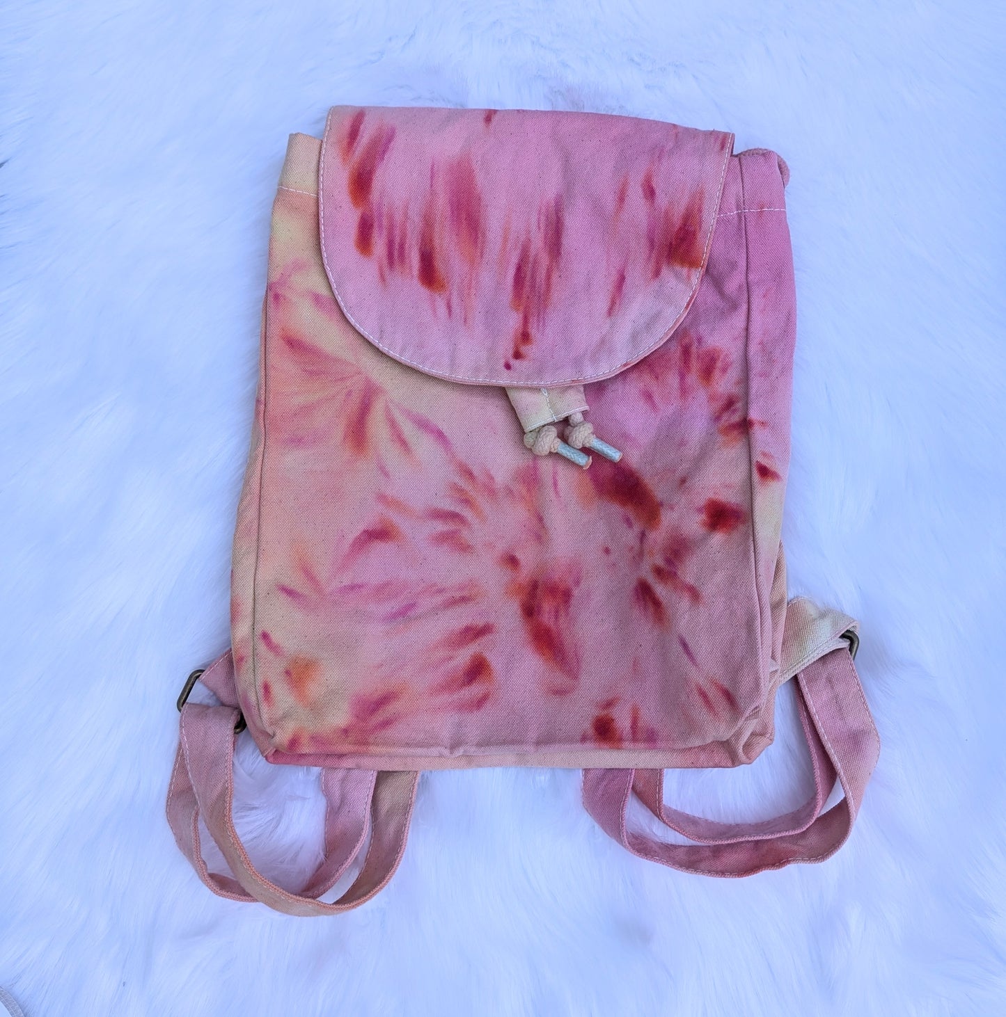 RTS Hand Dyed Organic Cotton Rucksack 4
