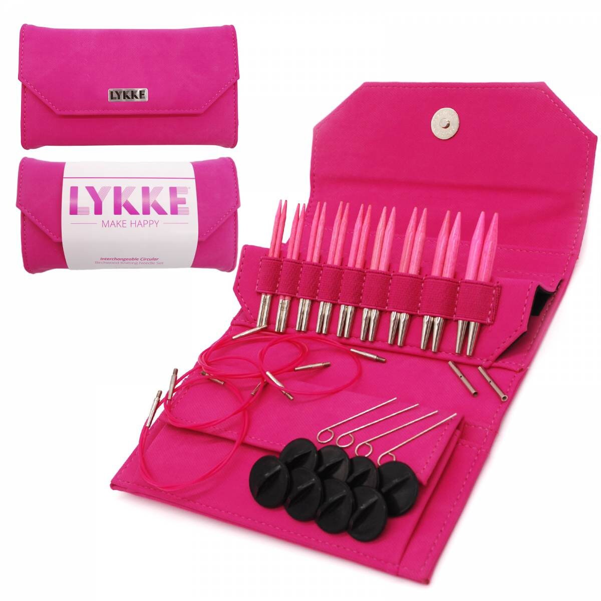 Lykke Blush Interchangeable Circular needle set 3.5" (shorter length)