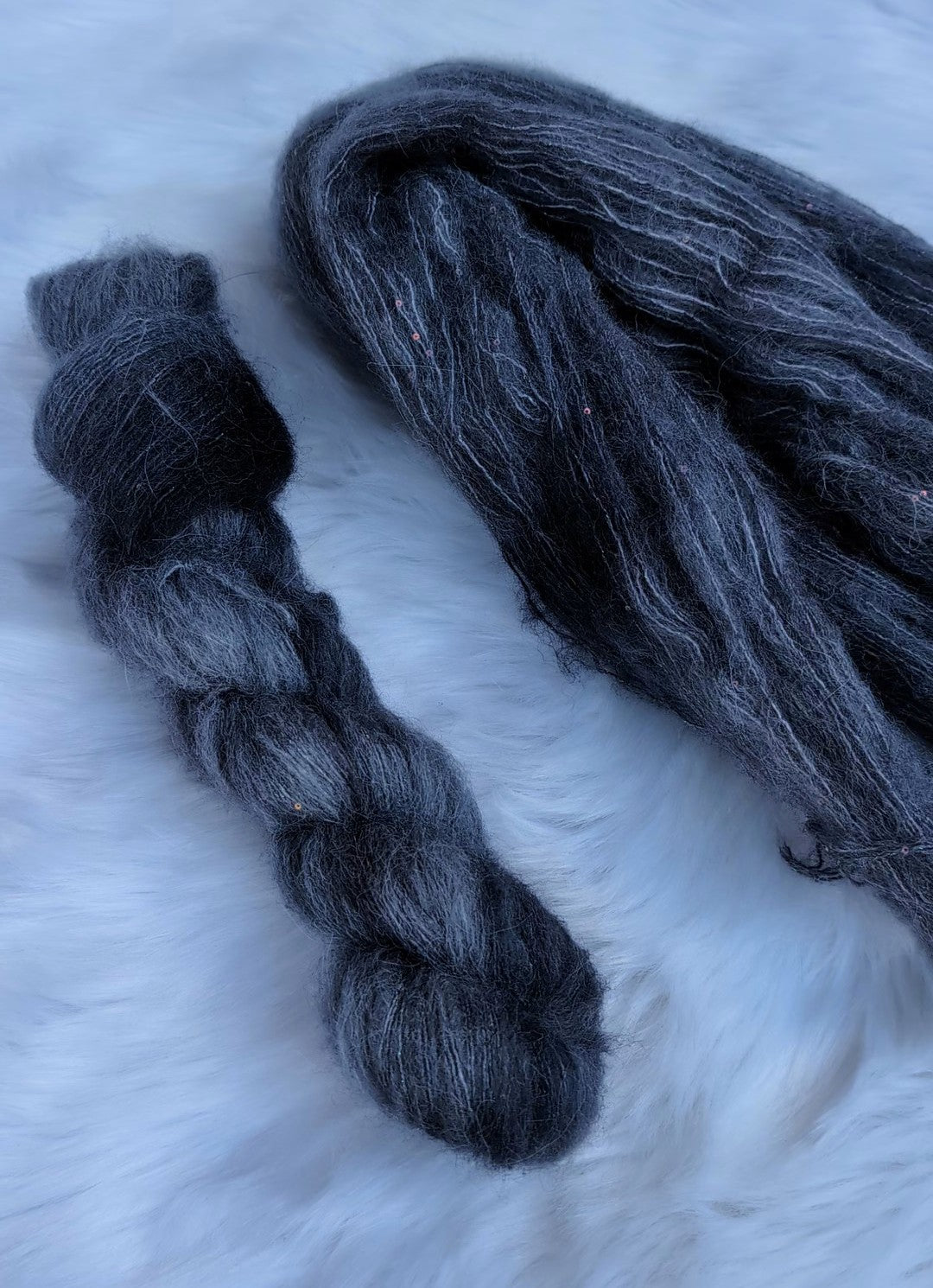 RTS Charcoal - 50g Luxe sequin lace