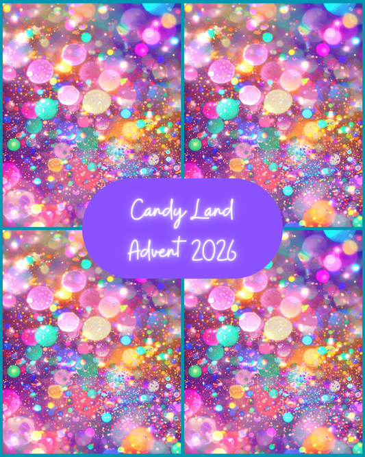 PRE ORDER - Candy Land Advent - Weekly skein (4  full skeins)