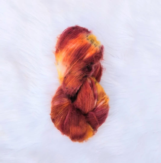 RTS Pumpkin Pie - 100g Brushed Merino lace
